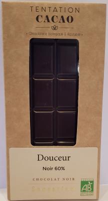 Tablette Chocolat Noir 60% Dégustation 70g