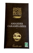 Tablette Noir Amandes caramélisées 80g GOLFE