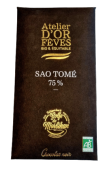 Tablette de chocolat Noir Sao Tomé 80g GOLFE