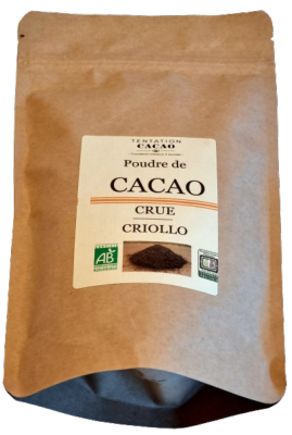 Poudre de cacao Nature Crue Criollo