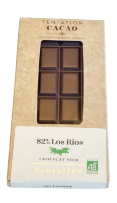 Tablette Chocolat Noir 82% Los Rios