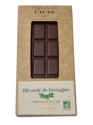 Tablette Chocolat au Lait Blé Noir de Bretagne !